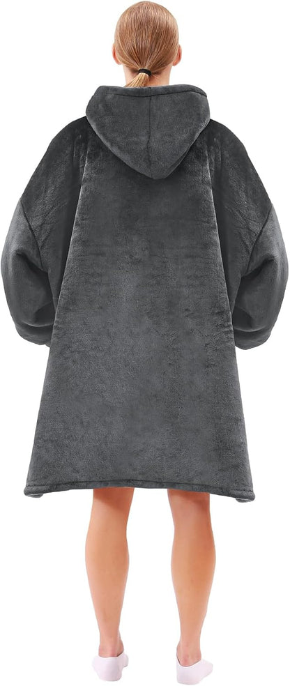 Grey Hoodie Blanket