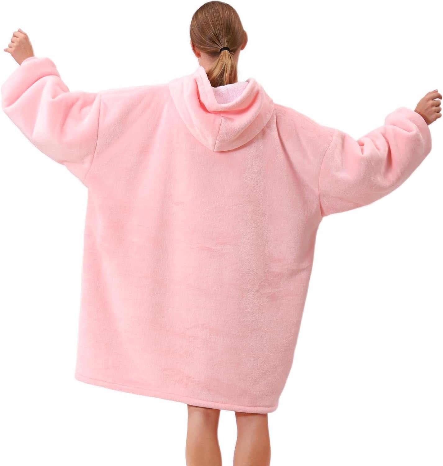 Pink Hoodie Blanket